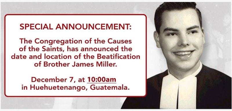 Beatification of Br James Miller Beatification of Br James Miller